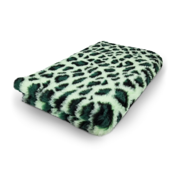 Vetbed luipaard groen 75x100cm