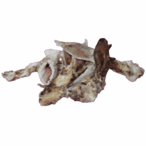 Konijnenoren met vacht 1 kg